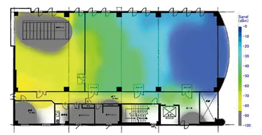 無線LANサイトサーベイ調査結果